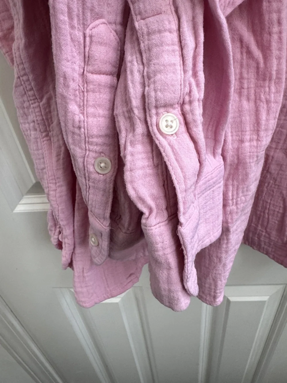 J. Crew Women’s Light Pink Long-Sleeve Button-Down Shirt